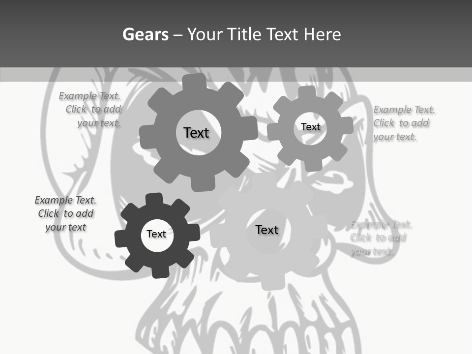 Fantasy Bones Corpse PowerPoint Template