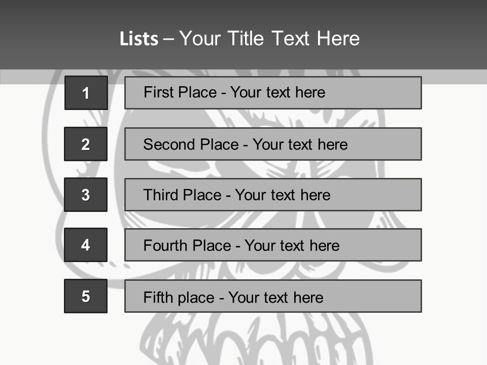 Fantasy Bones Corpse PowerPoint Template