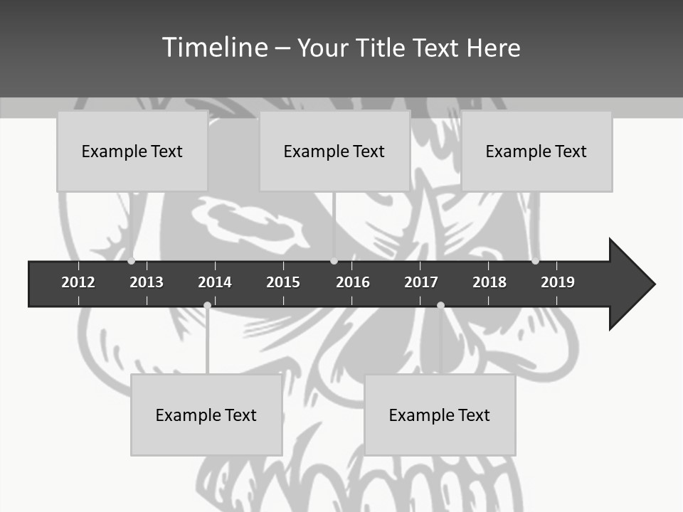 Fantasy Bones Corpse PowerPoint Template