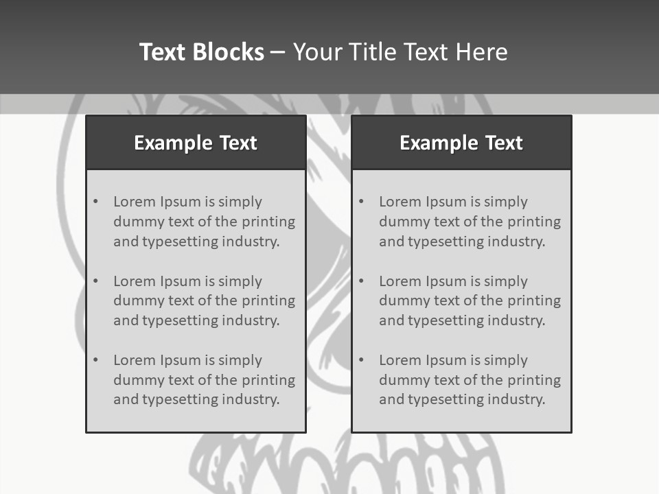 Fantasy Bones Corpse PowerPoint Template