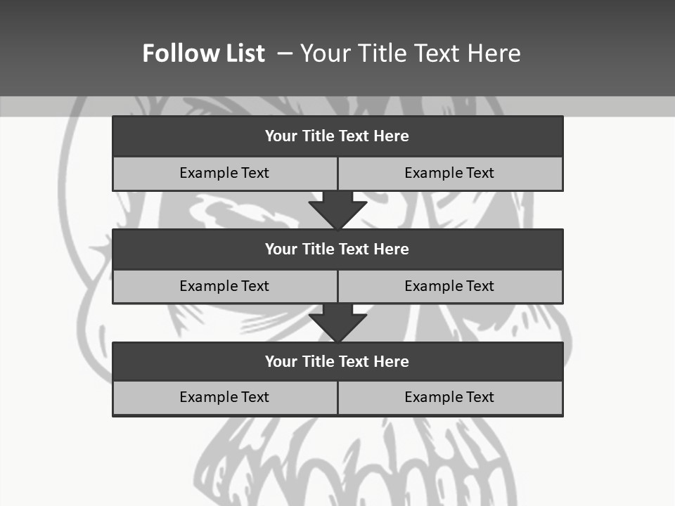 Fantasy Bones Corpse PowerPoint Template