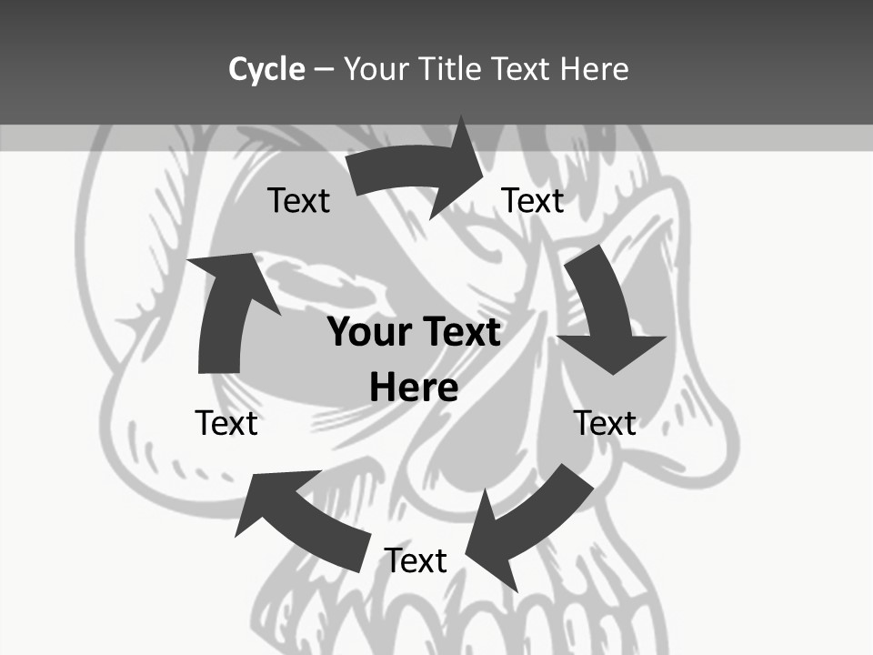 Fantasy Bones Corpse PowerPoint Template
