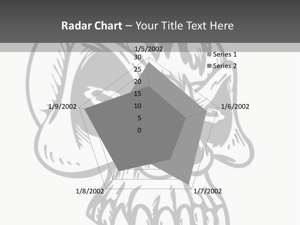 Fantasy Bones Corpse PowerPoint Template