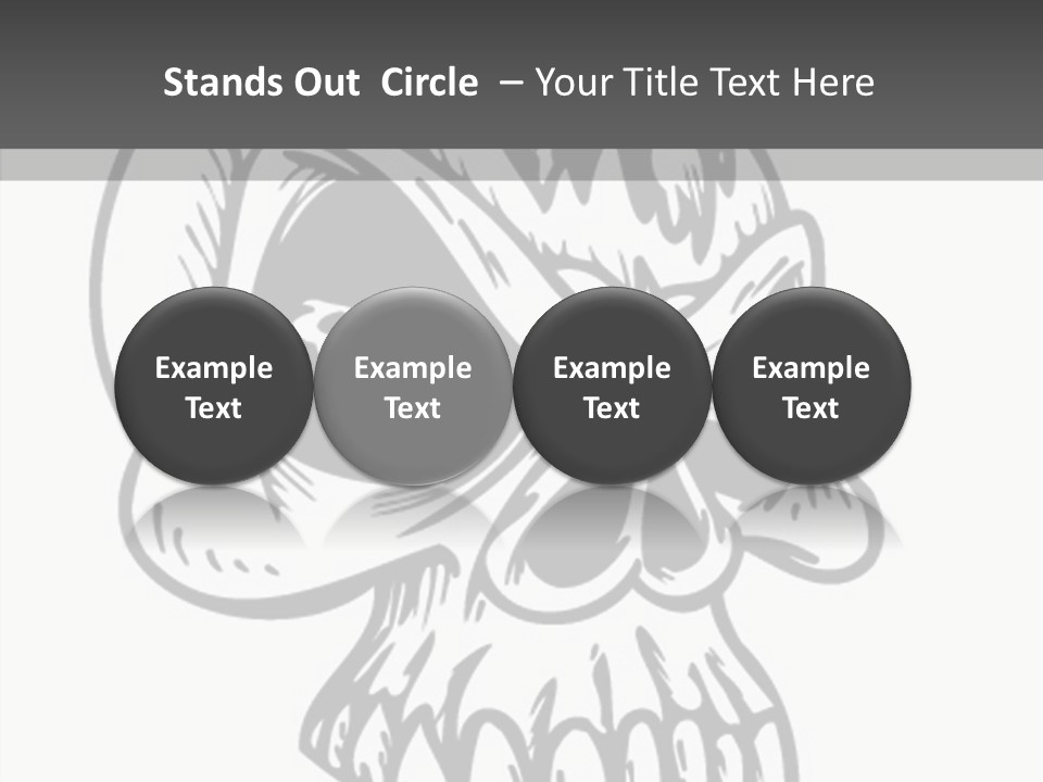 Fantasy Bones Corpse PowerPoint Template