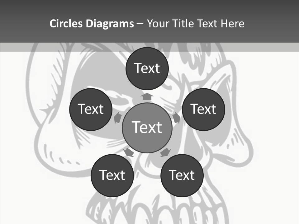 Fantasy Bones Corpse PowerPoint Template