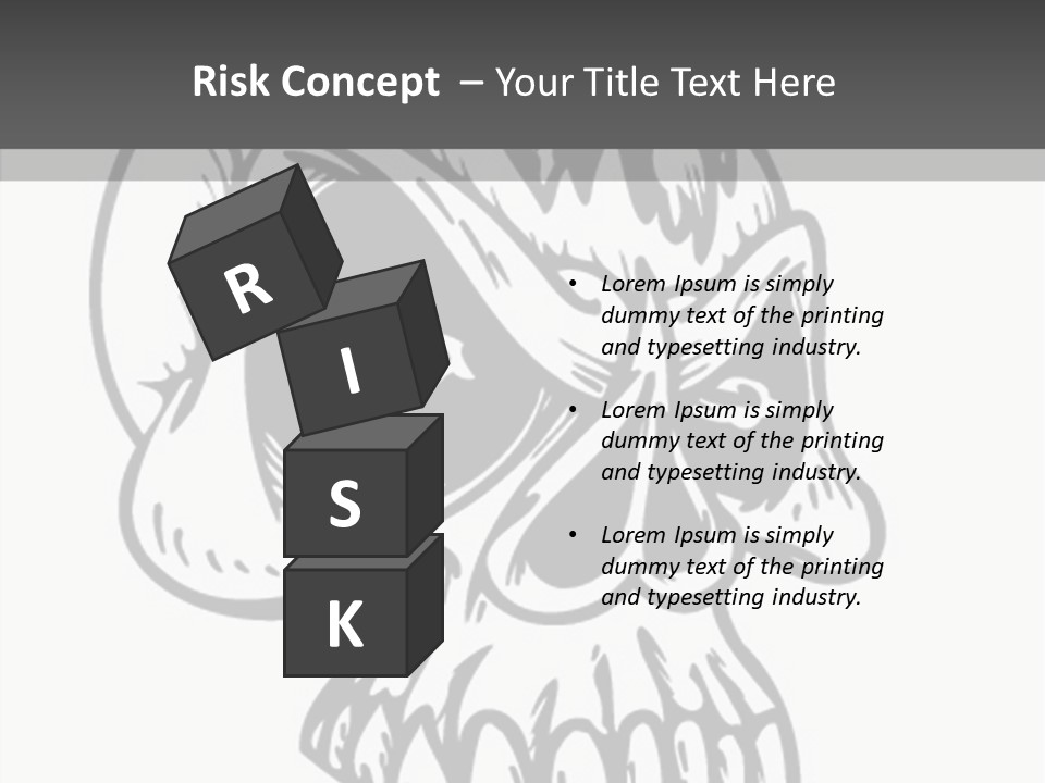 Fantasy Bones Corpse PowerPoint Template