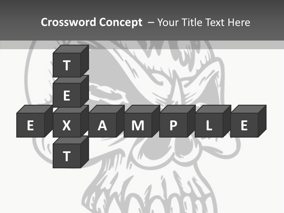 Fantasy Bones Corpse PowerPoint Template