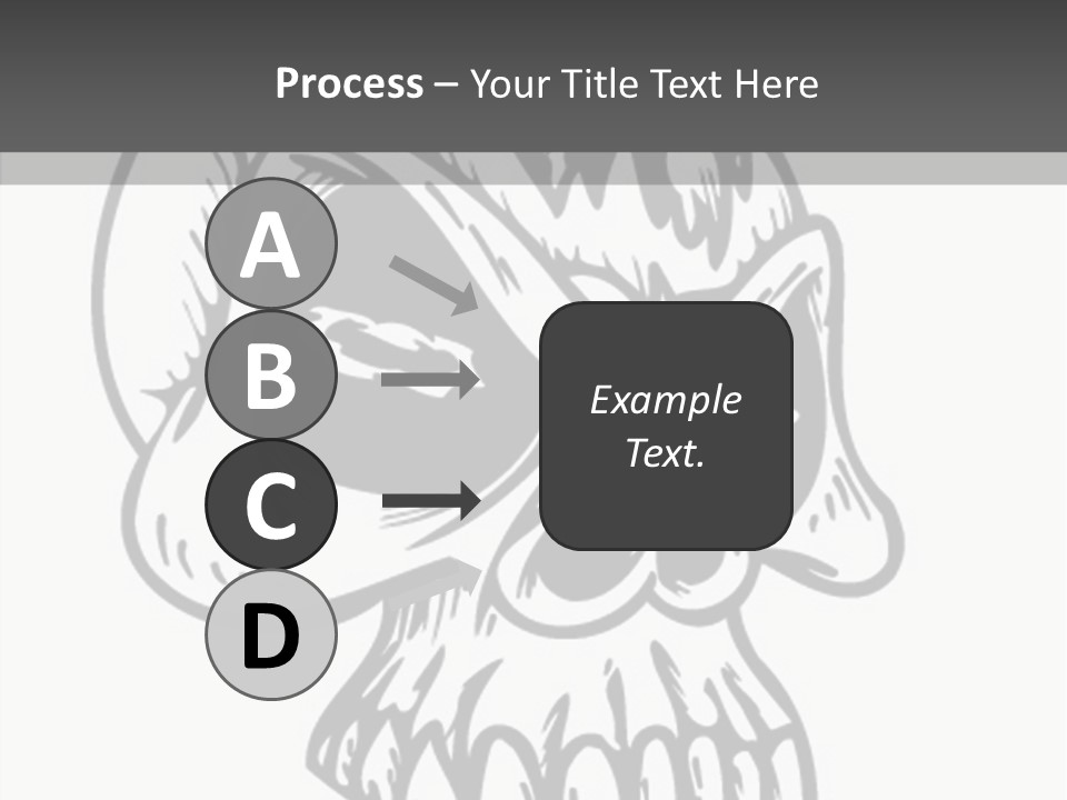 Fantasy Bones Corpse PowerPoint Template
