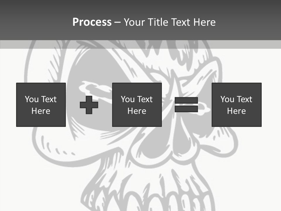 Fantasy Bones Corpse PowerPoint Template