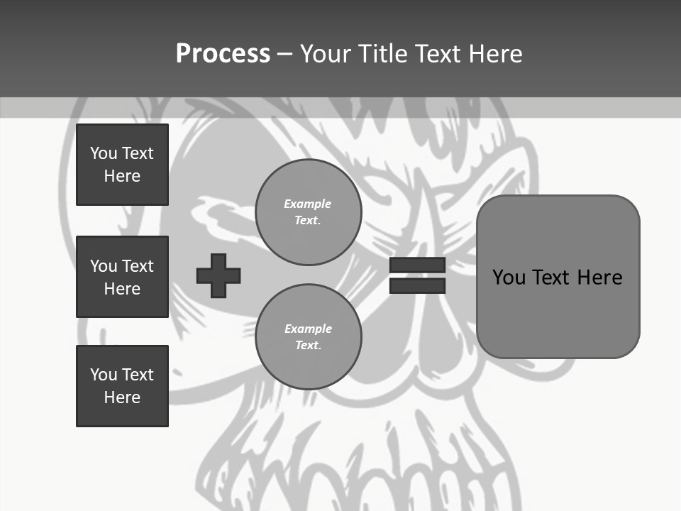 Fantasy Bones Corpse PowerPoint Template