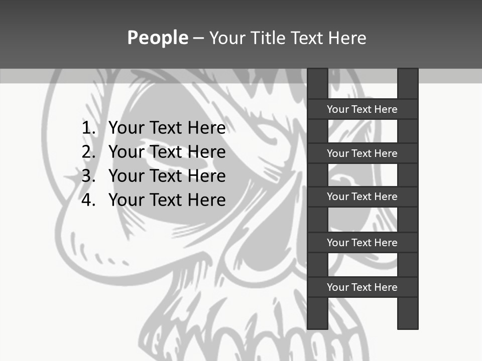 Fantasy Bones Corpse PowerPoint Template