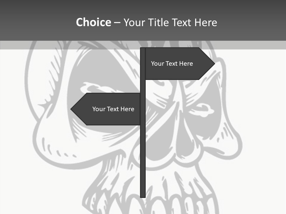 Fantasy Bones Corpse PowerPoint Template