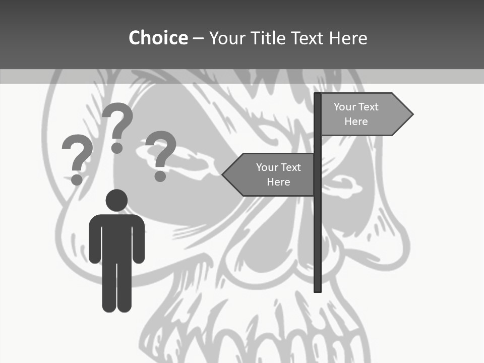Fantasy Bones Corpse PowerPoint Template