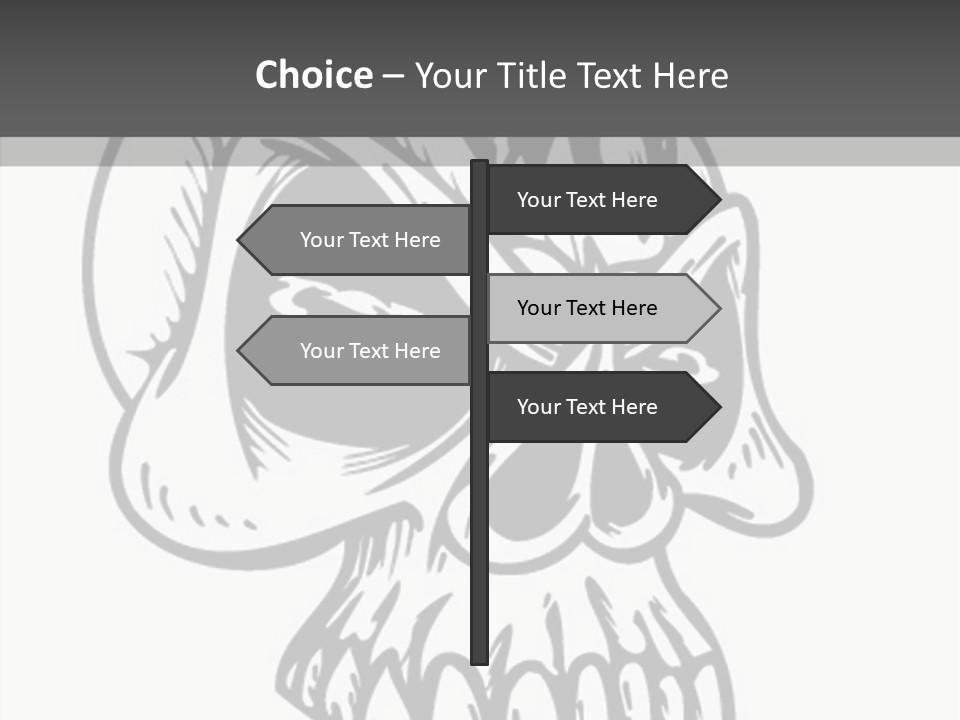Fantasy Bones Corpse PowerPoint Template