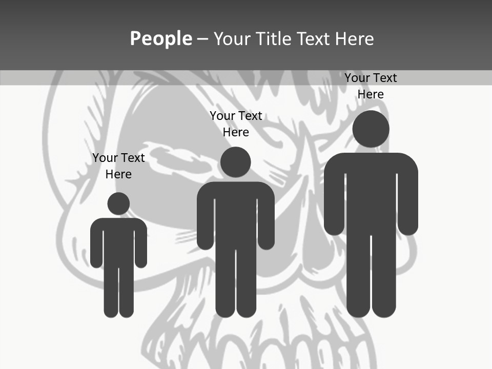 Fantasy Bones Corpse PowerPoint Template