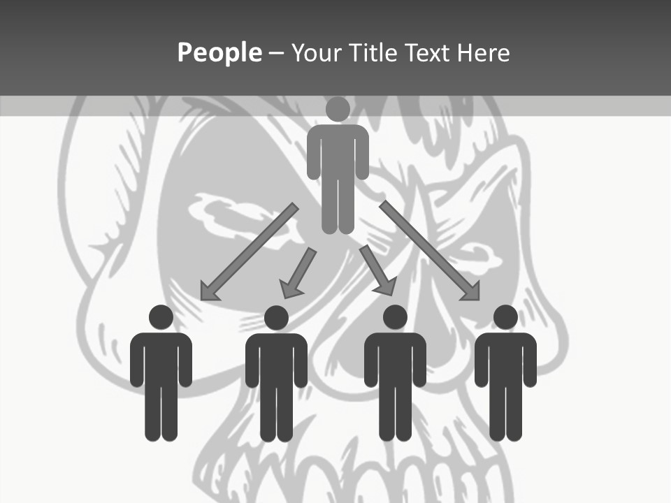 Fantasy Bones Corpse PowerPoint Template