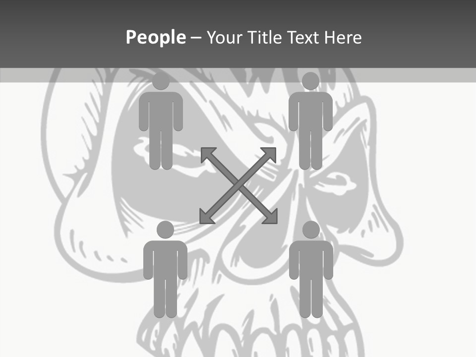 Fantasy Bones Corpse PowerPoint Template