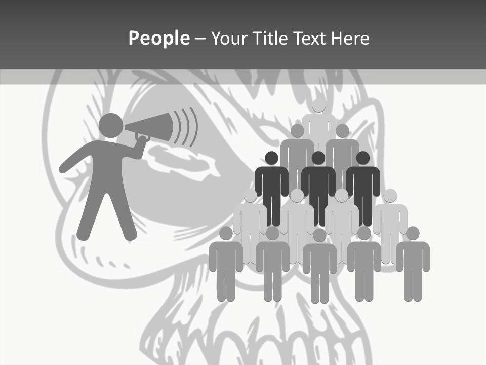 Fantasy Bones Corpse PowerPoint Template