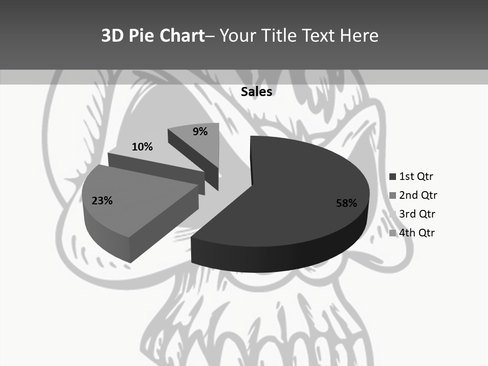Fantasy Bones Corpse PowerPoint Template