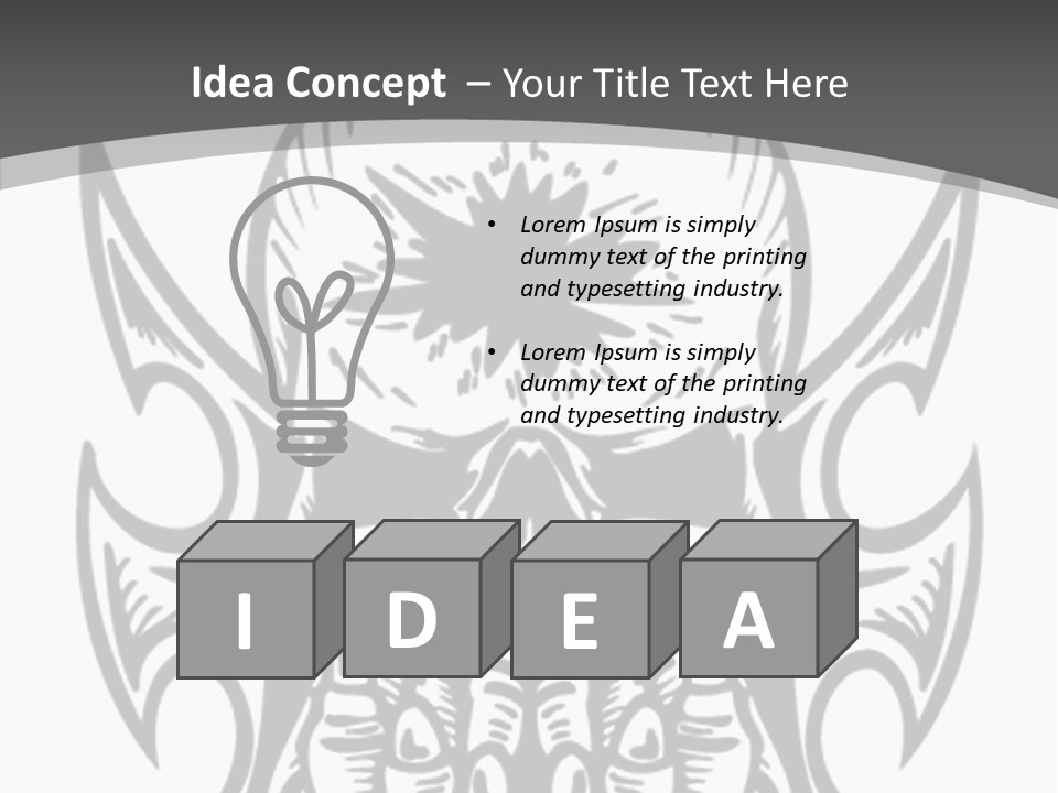 Design Corpse Tshirt PowerPoint Template