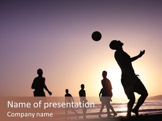 Soccer Ball Fun PowerPoint Template