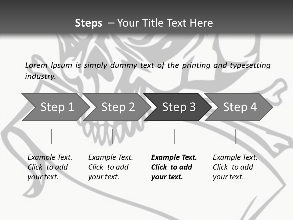 Screenprinting Template Death PowerPoint Template