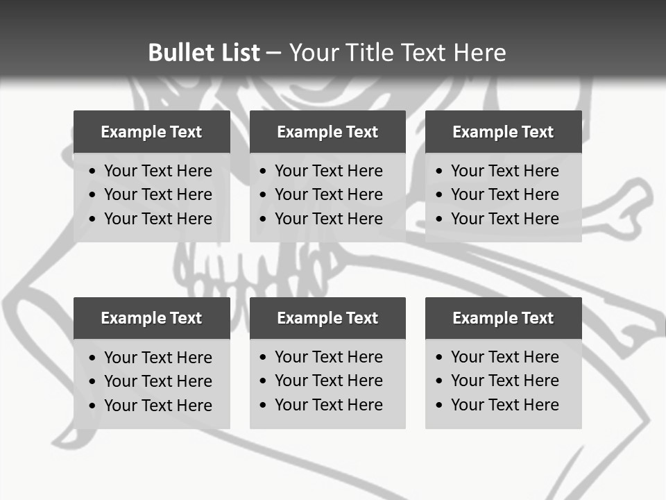 Screenprinting Template Death PowerPoint Template