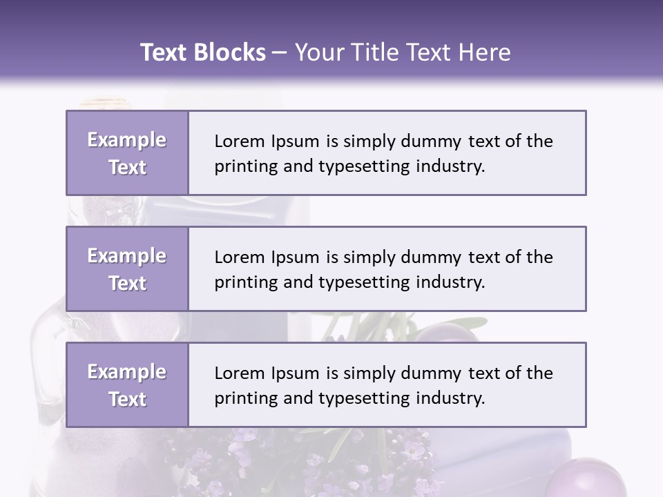 Aromatherapy Personal Luxury PowerPoint Template
