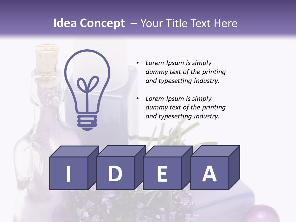 Aromatherapy Personal Luxury PowerPoint Template