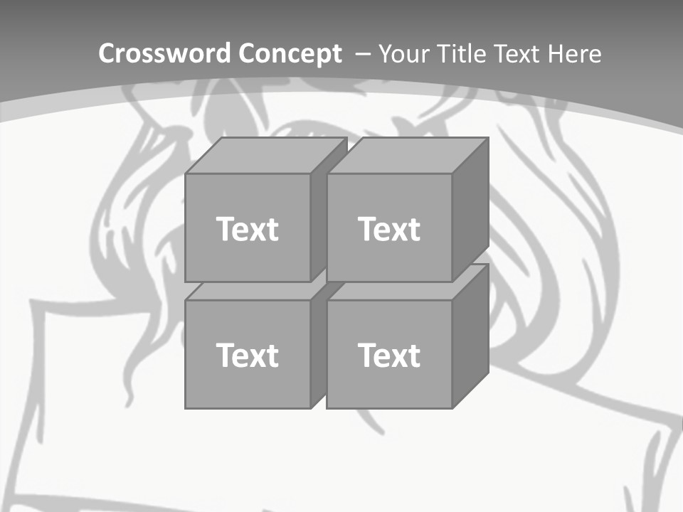Knight Corpse Symbol PowerPoint Template