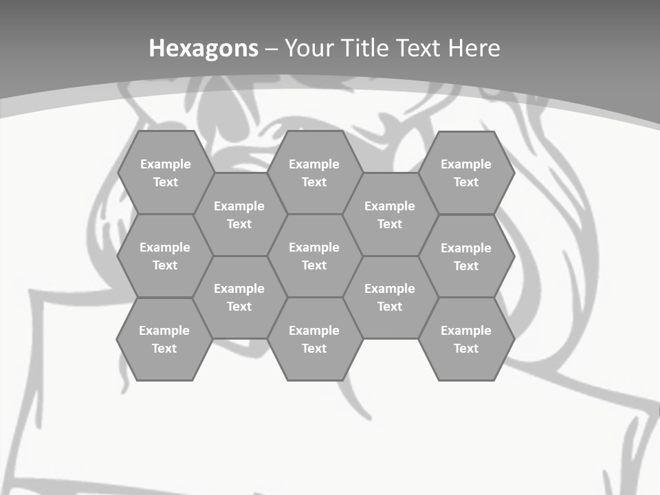 Knight Corpse Symbol PowerPoint Template