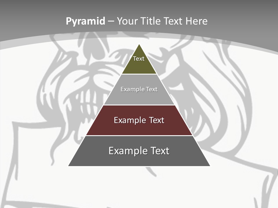 Knight Corpse Symbol PowerPoint Template