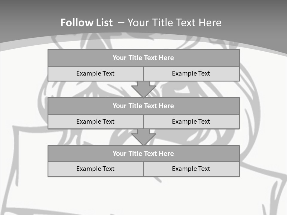 Knight Corpse Symbol PowerPoint Template