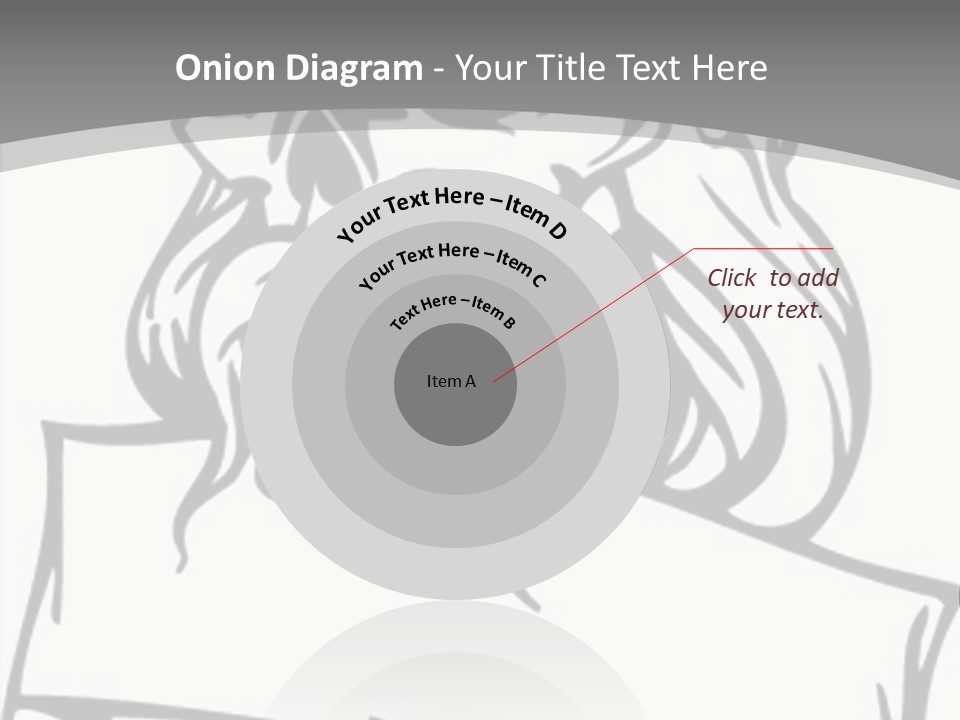 Knight Corpse Symbol PowerPoint Template