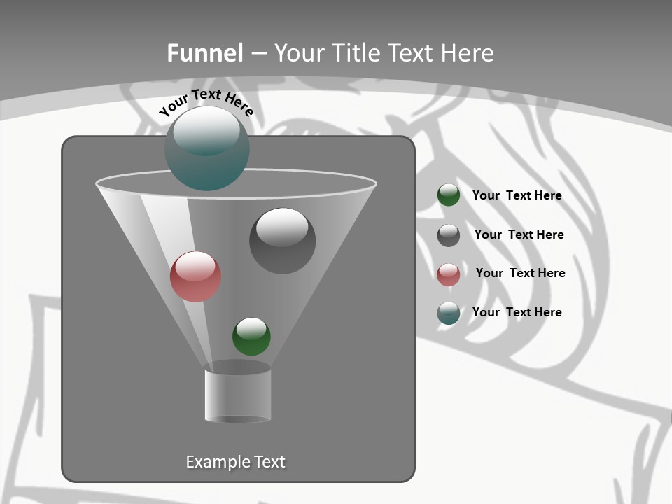 Knight Corpse Symbol PowerPoint Template