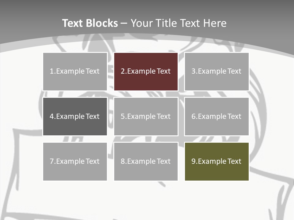 Knight Corpse Symbol PowerPoint Template