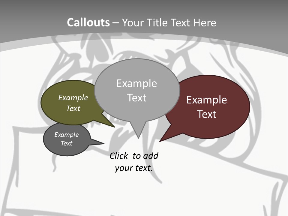 Knight Corpse Symbol PowerPoint Template