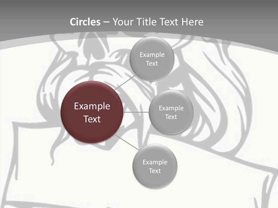 Knight Corpse Symbol PowerPoint Template