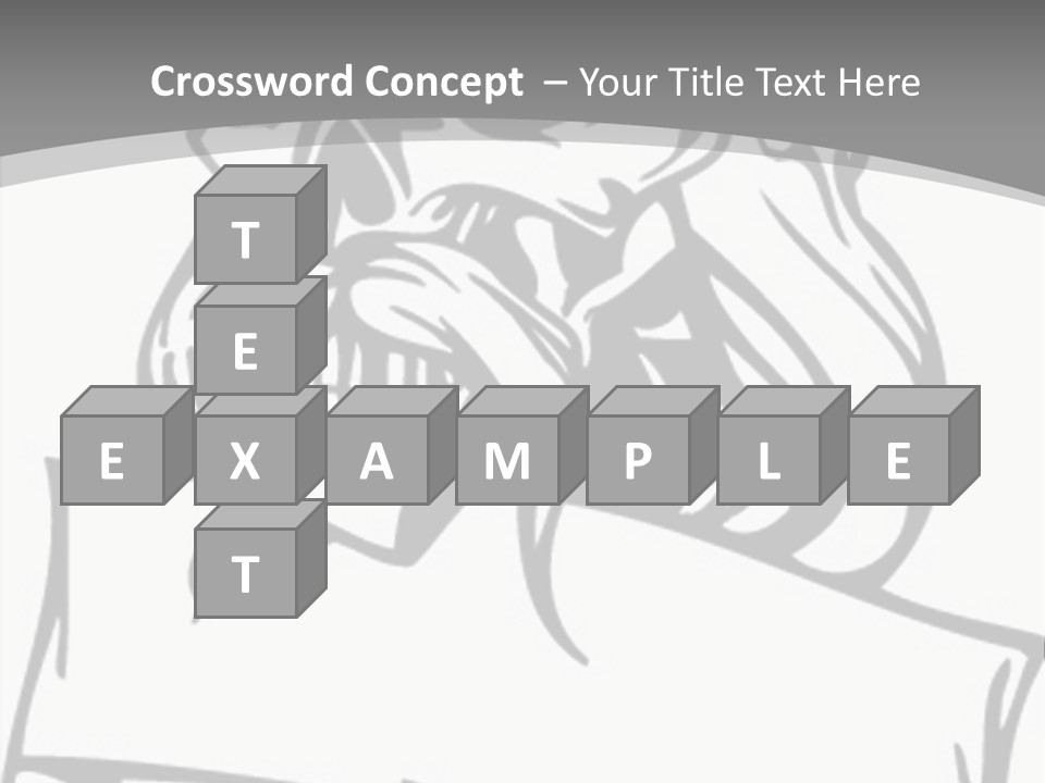 Knight Corpse Symbol PowerPoint Template