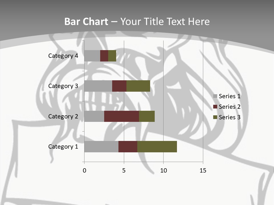 Knight Corpse Symbol PowerPoint Template