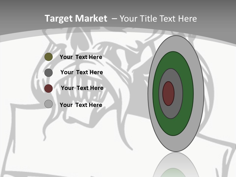 Knight Corpse Symbol PowerPoint Template