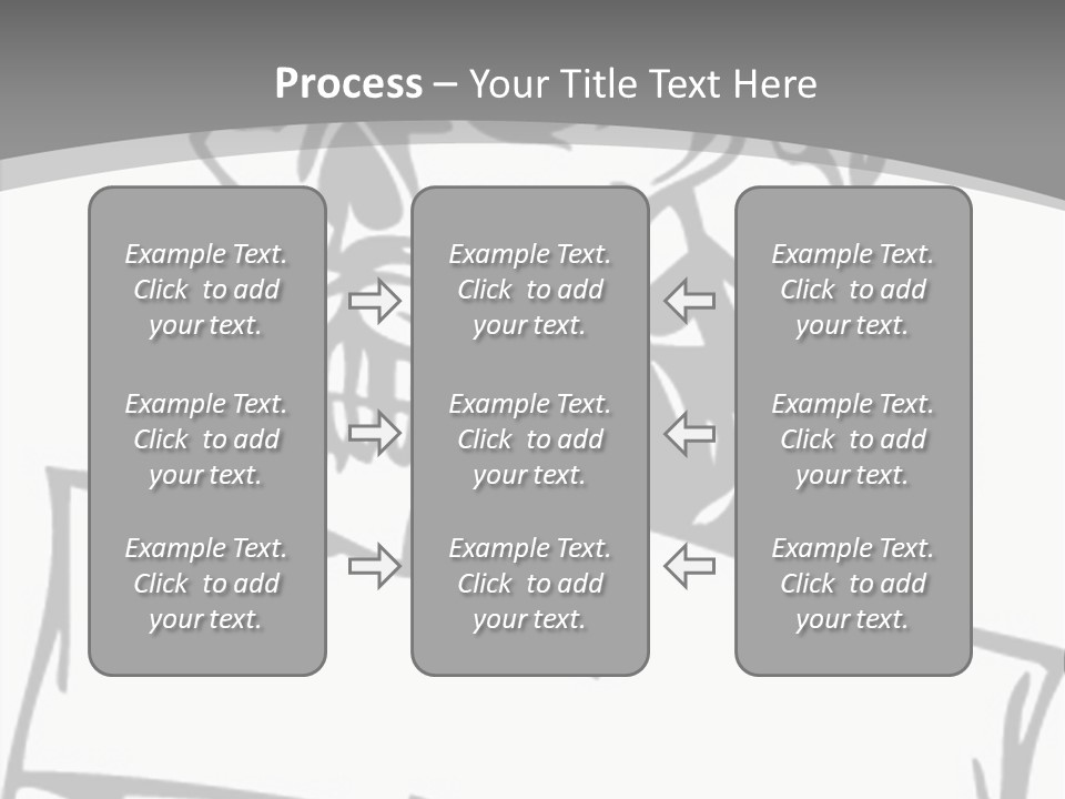 Knight Corpse Symbol PowerPoint Template