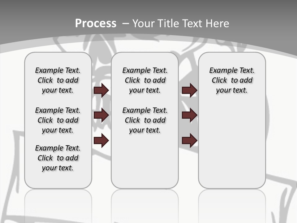 Knight Corpse Symbol PowerPoint Template