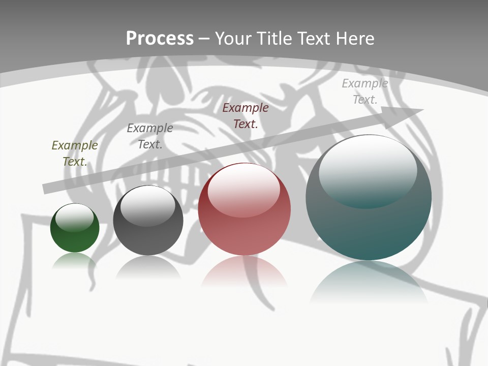 Knight Corpse Symbol PowerPoint Template