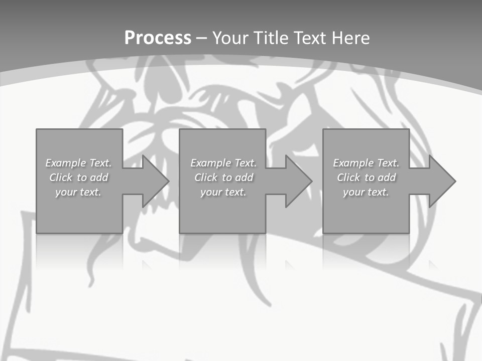 Knight Corpse Symbol PowerPoint Template
