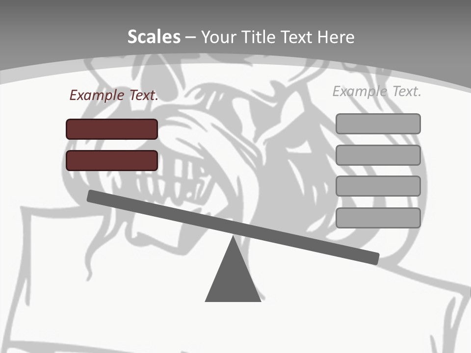 Knight Corpse Symbol PowerPoint Template