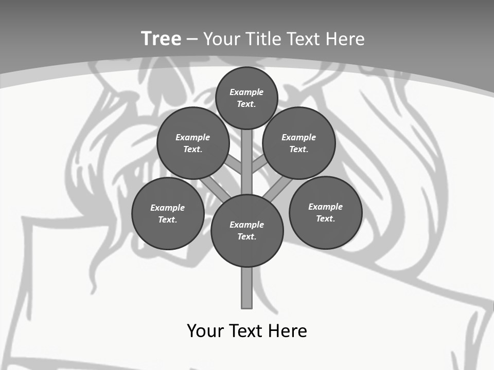 Knight Corpse Symbol PowerPoint Template