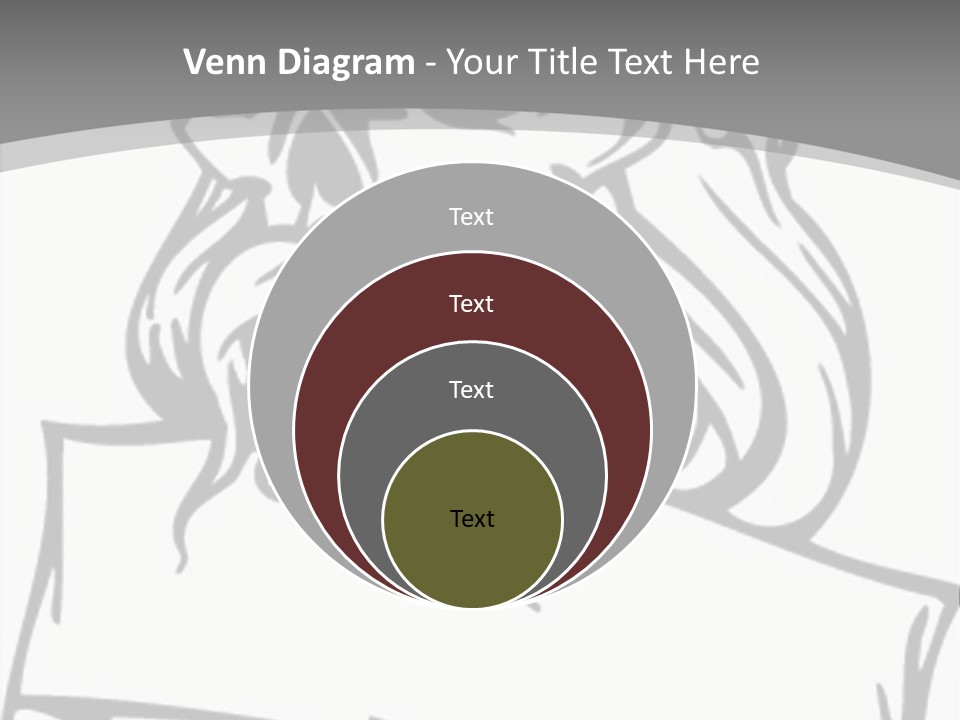 Knight Corpse Symbol PowerPoint Template