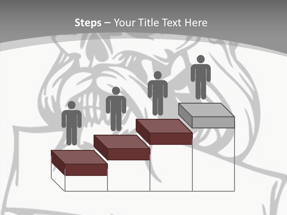 Knight Corpse Symbol PowerPoint Template