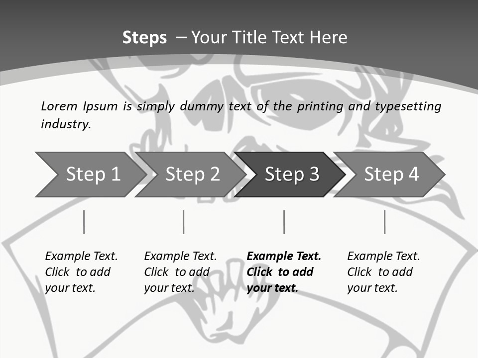 Screenprinting Danger Pirate PowerPoint Template